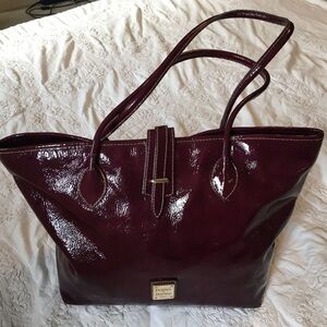 Dooney & Bourke Burgundy Tote Bag NWOT
